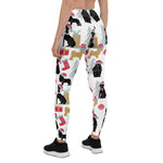 Scotstee Shop - Merry Christmas Dog Lover Socks Box Gift Pattern Halloween Women's Leggings