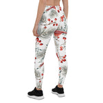 Scotstee Shop - Christmas Seamless Pattern Cardinal Birds Women Christmas Leggings