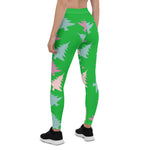Scotstee Shop - Christmas Tree Pattern Pastel Pink Purple Green Christmas Gift Women Christmas Leggings