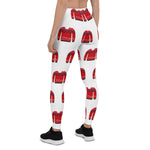 Scotstee Shop - Christmas Ugly Sweater Red White Fun Pattern Women Christmas Leggings