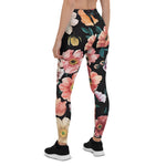 Mother's Day Gift, Mother's Day Leggings Abstract Solid Flowers Full Arrangement Women's Leggings