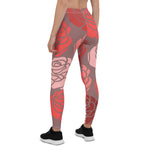 Mother's Day Gift, Mother's Day Leggings Bed of Roses Flower Women's Leggings