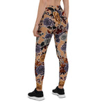 Mother's Day Gift, Mother's Day Leggings Colorful Roses Garden Vintage Women's Leggings