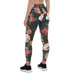 Mother's Day Gift, Mother's Day Leggings Cute Rose Flower Patter 1 Women's Leggings
