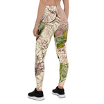 Mother's Day Gift, Mother's Day Leggings Delicate Vintage Roses Women's Leggings