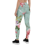 Mother's Day Gift, Mother's Day Leggings Elegant Modern Floral Women's Leggings
