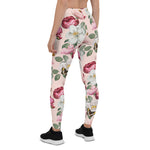 Mother's Day Gift, Mother's Day Leggings Floral Pattern Flower with Butterfly Women's Leggings