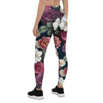 Mother's Day Gift, Mother's Day Leggings Floral Pattern Gadern Flower Women's Leggings