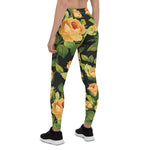Mother's Day Gift, Mother's Day Leggings Floral pattern with Beautiful Roses Women's Leggings