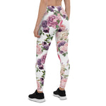 Mother's Day Gift, Mother's Day Leggings Floral pattern with Roses Gadern Watercolor Women's Leggings