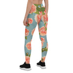 Mother's Day Gift, Mother's Day Leggings Floral Rose Gadern Women's Leggings