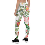 Mother's Day Gift, Mother's Day Leggings Floral Roses Vintage Spring Women's Leggings