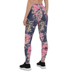 Mother's Day Gift, Mother's Day Leggings Floral Watercolor Botanicals Flower Women's Leggings