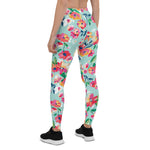 Mother's Day Gift, Mother's Day Leggings Flowers Pattern Women's Leggings