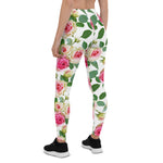 Mother's Day Gift, Mother's Day Leggings Garden Roses Pattern Flower Women's Leggings