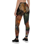 Mother's Day Gift, Mother's Day Leggings Roses In Fall Vintage Colors Botanical Garden Women's Leggings