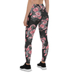 Mother's Day Gift, Mother's Day Leggings Snakes and Peach Roses Women's Leggings