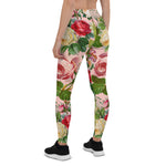 Mother's Day Gift, Mother's Day Leggings Vintage Botanical Floral Rose Gadern Women's Leggings