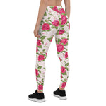 Mother's Day Gift, Mother's Day Leggings Vintage Floral Rose Garden Women's Leggings