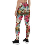 Mother's Day Gift, Mother's Day Leggings Vintage flowers Floral victorian Rose Bouquet Leaf Women's Leggings