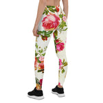 Mother's Day Gift, Mother's Day Leggings Vintage Summer Pink Rose Peonies Flowers 1 Women's Leggings