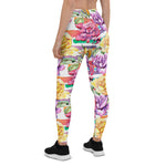 Mother's Day Gift, Mother's Day Leggings Watercolor Rose Floral Botanical Flower Women's Leggings