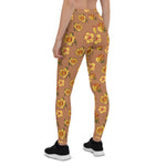 Mother's Day Gift, Mother's Day Leggings Yellow Roses Women's Leggings