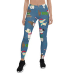 Scotstee Shop - Just Love Dog Ugly Christmas Holiday Adorable Cute Christmas Dogs Women's Christmas Leggings