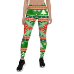 Scotstee Shop - Beautiful Christmas Knit Wallpaper Gift Women's Christmas Leggings