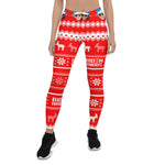 Scotstee Shop - Funny Christmas Leggings Biden Harris Blue Hat Holiday, Gift Women's Christmas Leggings