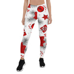 Scotstee Shop - Christmas Decoration Pattern Flower Gift Xmas Women's Leggings