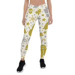 Scotstee Shop - Christmas Decorations on White Background Xmas Gift Women's Leggings