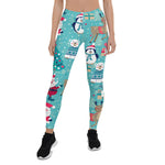 Scotstee Shop - Christmas Design With Santa Claus, Beer, Deer, Box Gift Christmas Tree Women's Leggings
