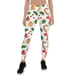 Scotstee Shop - Christmas Gnome Candy Cane Holly Pattern Xmas Women's Leggings