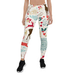 Scotstee Shop - Holiday Christmas Reindeer Snowflake Halloween Women's Leggings