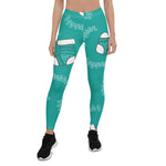 Scotstee Shop - Christmas Lawn Stocking Decorations Gift Xmas Women's Leggings