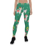 Scotstee Shop - Christmas Llamas Gift Xmas Women's Leggings