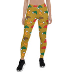 Scotstee Shop - Christmas Multicolor Santa Shoes Pattern Xmas Women's Leggings