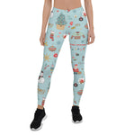 Scotstee Shop - Christmas Party Seamless Wrapping Pattern Gift Xmas Women's Leggings
