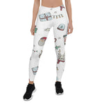 Scotstee Shop - Christmas Penguin Decorations Socks, Snowman, Beer, Box Gift Xmas Women's Leggings