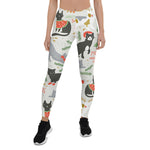 Scotstee Shop - Meowy Christmas Funny Cat Xmas Gift Halloween Women's Leggings