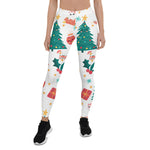 Scotstee Shop - Meowy Christmas Tree Gift Box Halloween Women's Leggings
