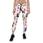 Scotstee Shop - Merry Christmas Dog Lover Socks Box Gift Pattern Halloween Women's Leggings