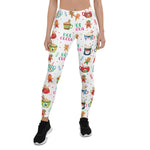 Scotstee Shop - Merry Christmas Pattern Cookie with Hot Cocoa Christmas Gift Halloween Women's Leggings