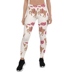 Scotstee Shop - Christmas Reindeer with Christmas Hat Gift Xmas Women Christmas Leggings