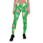 Scotstee Shop - Christmas Tree Pattern Pastel Pink Purple Green Christmas Gift Women Christmas Leggings