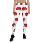 Scotstee Shop - Christmas Ugly Sweater Red White Fun Pattern Women Christmas Leggings