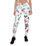 Scotstee Shop - Christmas Unisex Santa Claus Snowflake Moose Christmas Trees Women Christmas Leggings