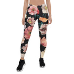 Mother's Day Gift, Mother's Day Leggings Abstract Solid Flowers Full Arrangement Women's Leggings