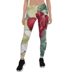 Mother's Day Gift, Mother's Day Leggings Anemone Carnation Roses Women's Leggings